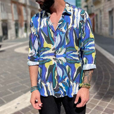 Camicia fantasia Hokusai - FLAG STORE